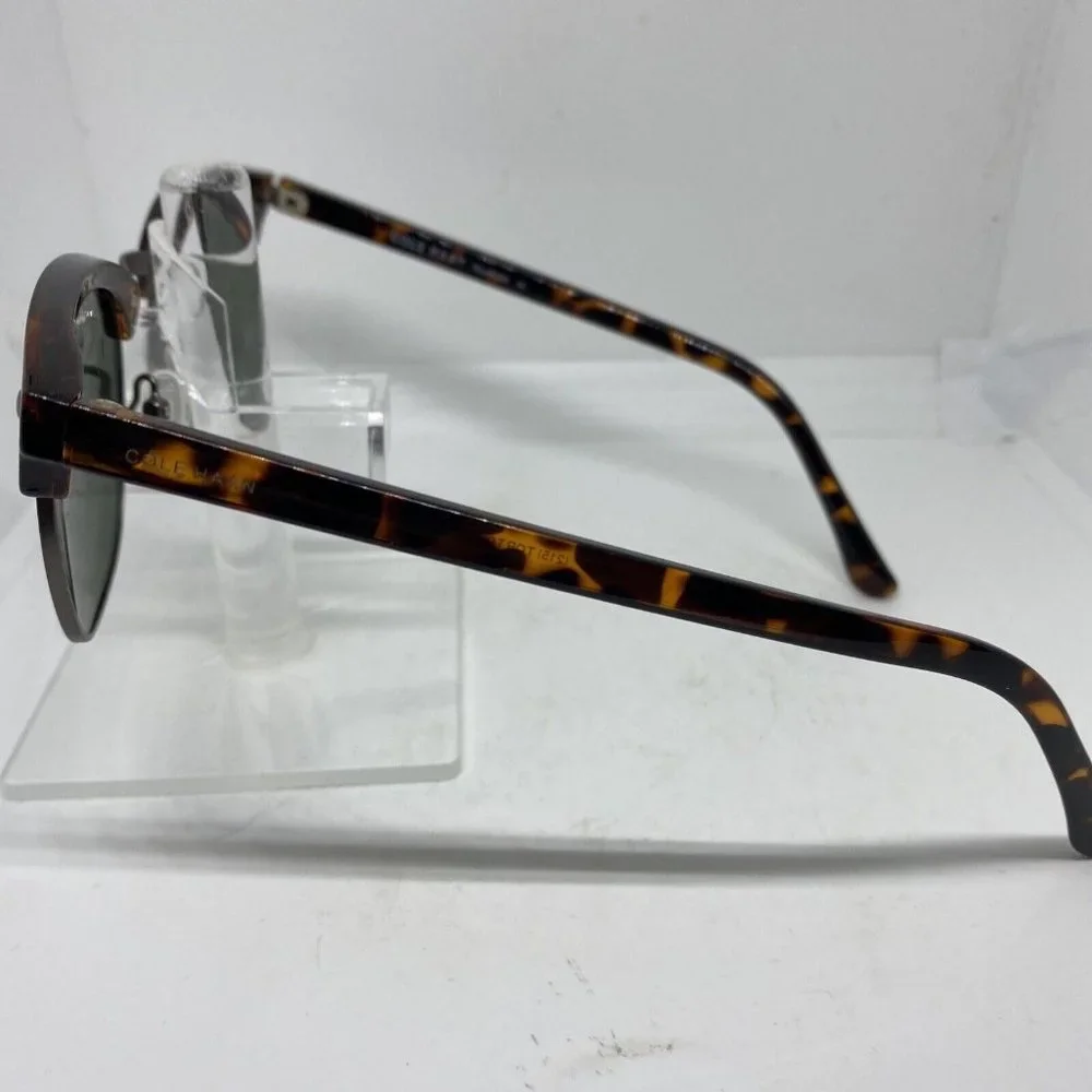 Cole Haan CH8505 215 Sunglasses Tortoise Brown Round Polarized Gray 49-22-150 - Picture 5 of 8